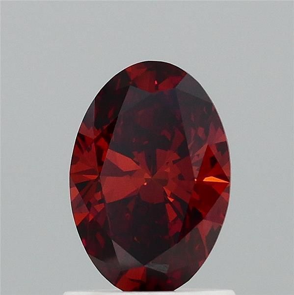 Oval Fancy Vivid Orange Lab-grown Diamond 1.02ct VVS2 loose diamond