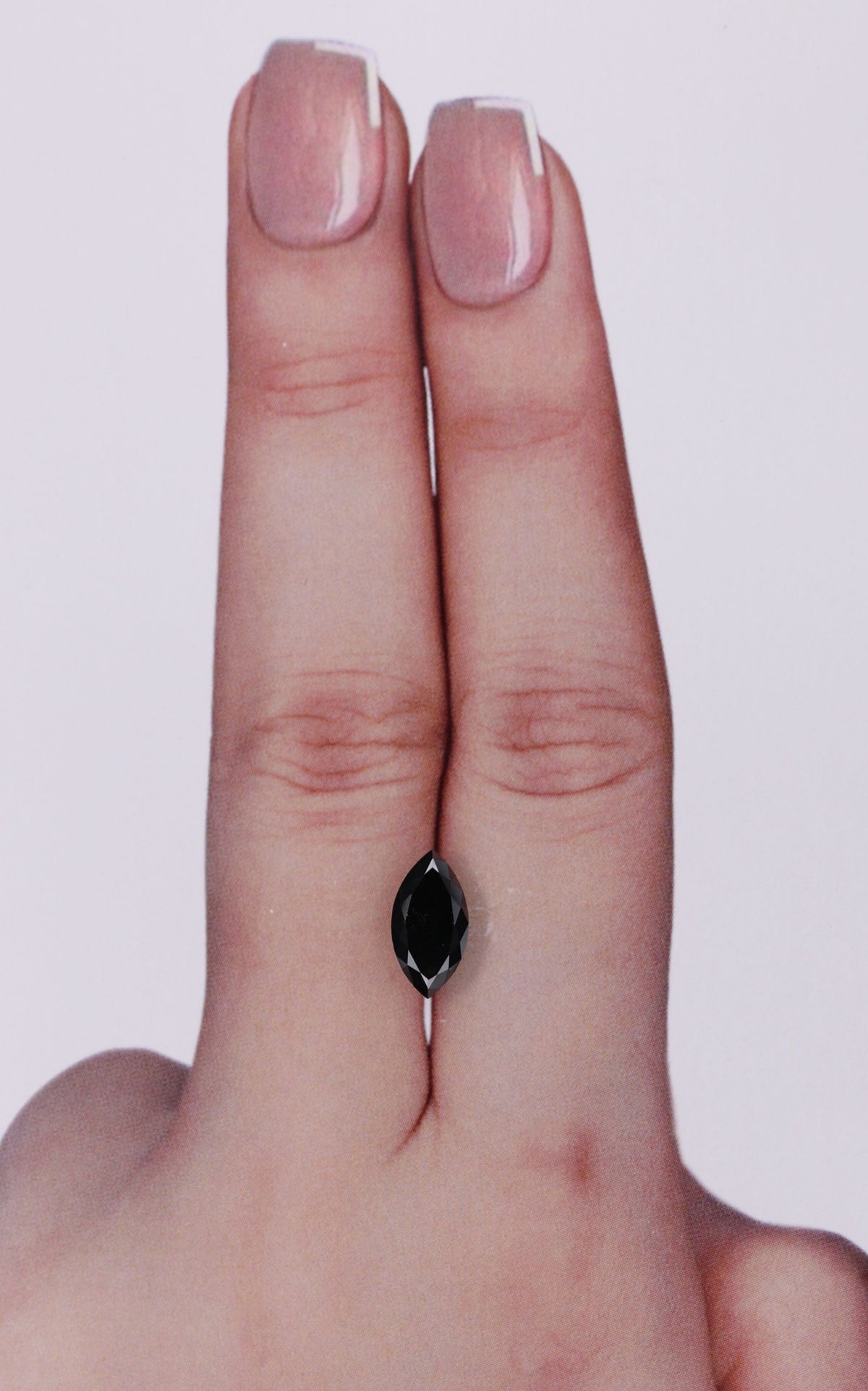Marquise Black Natural Diamond 1.19ct loose diamond