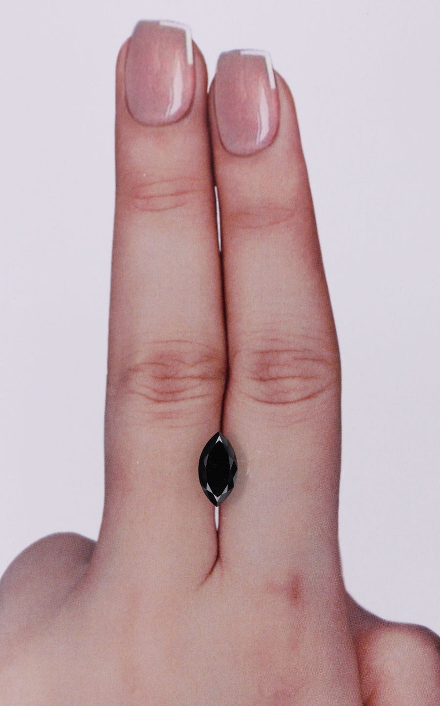 Marquise Black Natural Diamond 1.19ct loose diamond