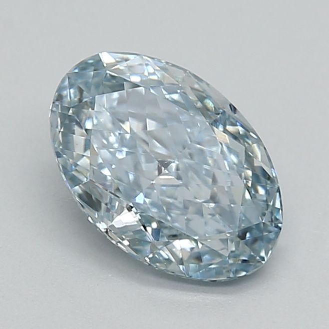 Oval Fancy Vivid Blue Lab-grown Diamond 0.79ct VVS2 loose diamond