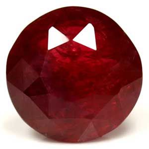 Round Red Ruby 2.05ct loose gemstone