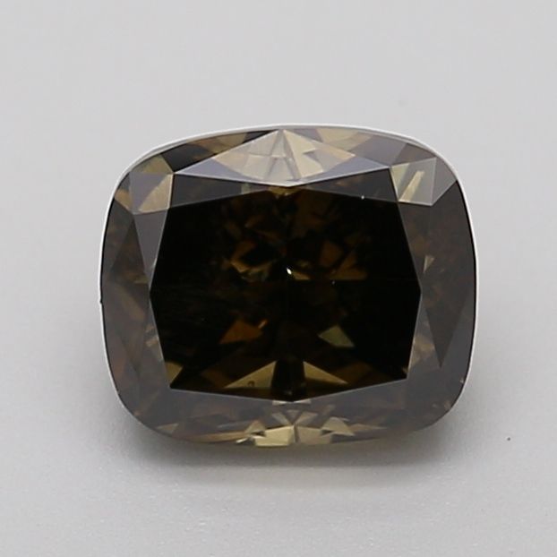 Cushion Fancy Deep Black Lab-grown Diamond 2ct VS2 loose diamond