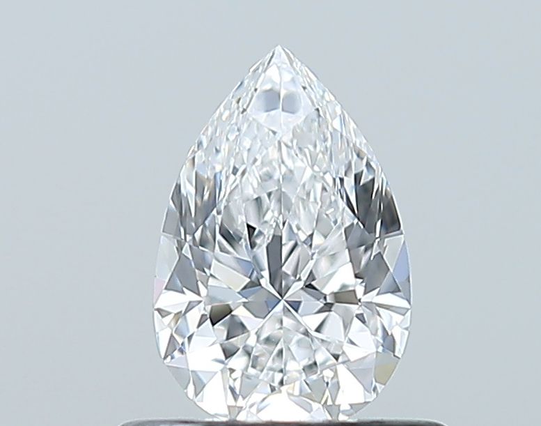 Pear Natural Diamond 0.51ct D VVS2
