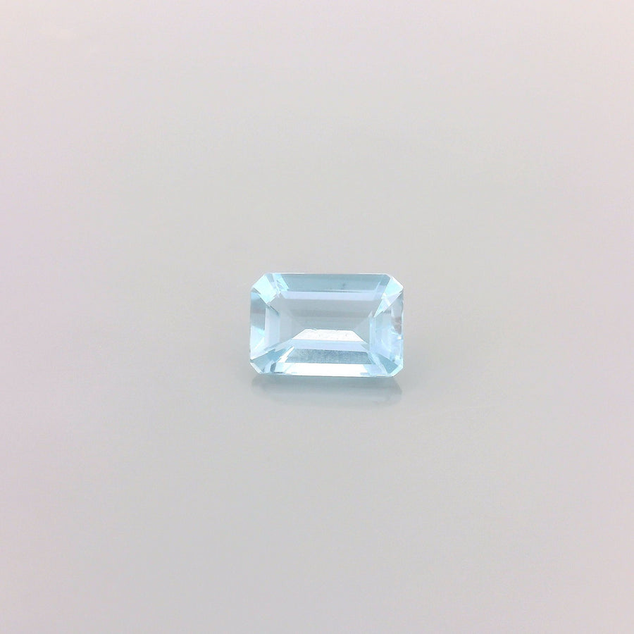 Octagonal Blue Aquamarine 0.51ct loose gemstone