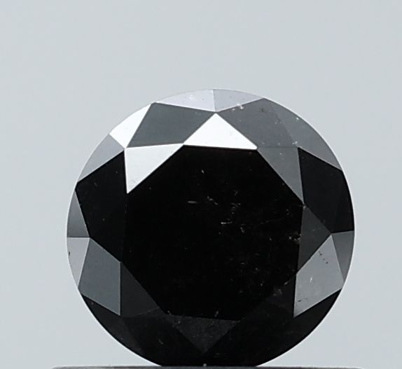 Round Fancy Black Natural Diamond 0.69ct VVS2 loose diamond