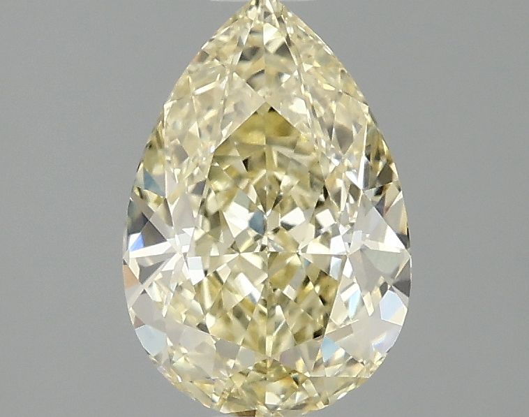 Pear Fancy Intense Yellow Lab-grown Diamond 1.56ct VS1 loose diamond