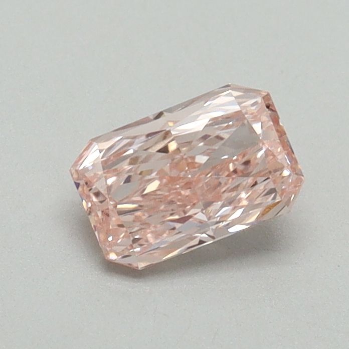 Radiant Fancy Vivid Pink Lab-grown Diamond 0.51ct VS1 loose diamond