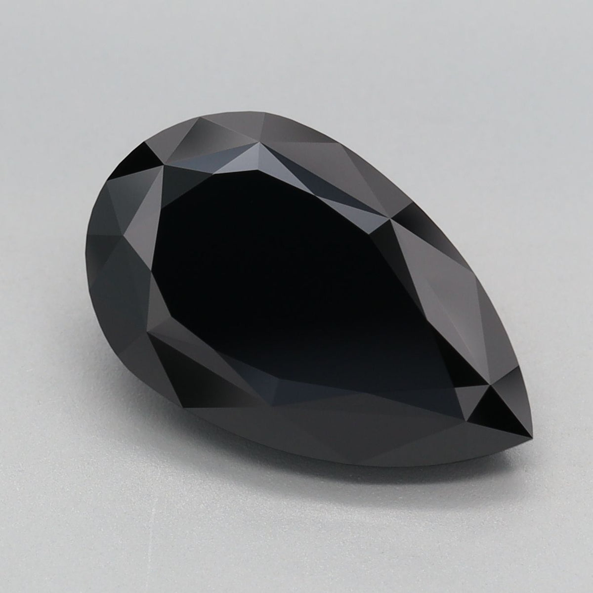Pear Fancy Black Lab-grown Diamond 4.05ct loose diamond