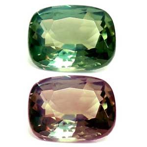 Cushion Green Alexandrite 0.25ct loose gemstone