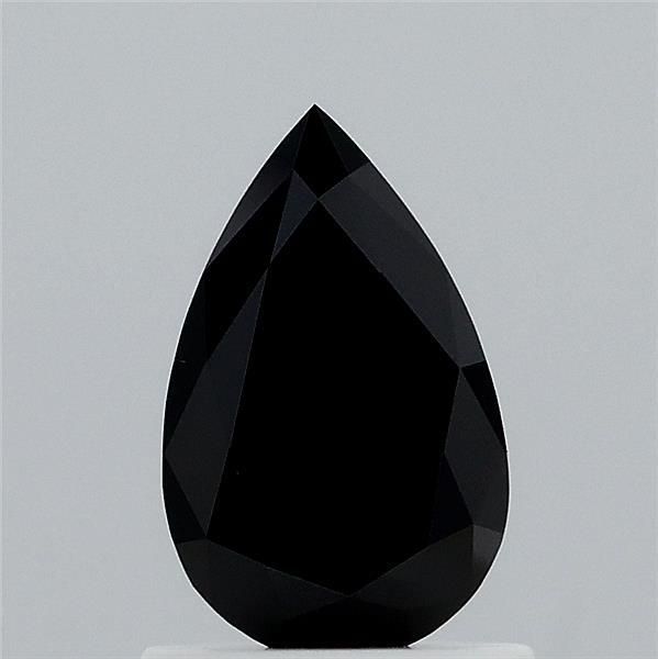 Pear Fancy Black Lab-grown Diamond 0.79ct loose diamond