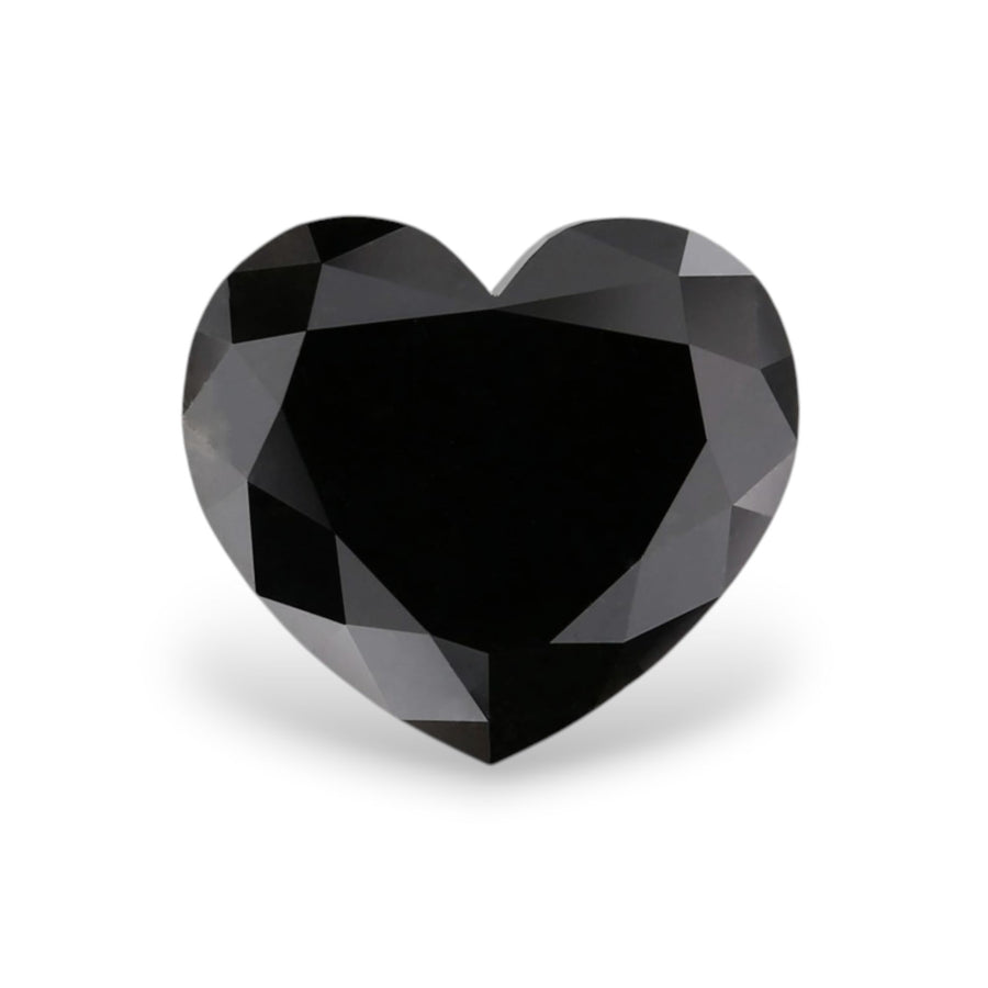 Heart Fancy Black Natural Diamond 2.85ct VVS2 loose diamond