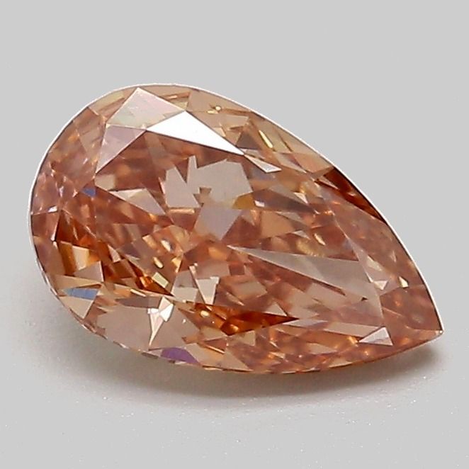 Pear Fancy Brown Lab-grown Diamond 1.16ct VVS2 loose diamond