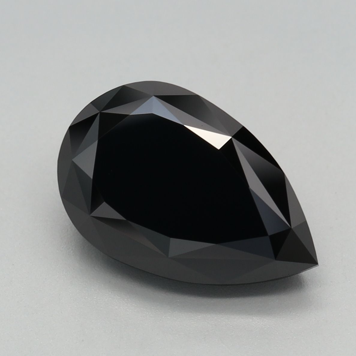 Pear Fancy Black Lab-grown Diamond 3.02ct loose diamond