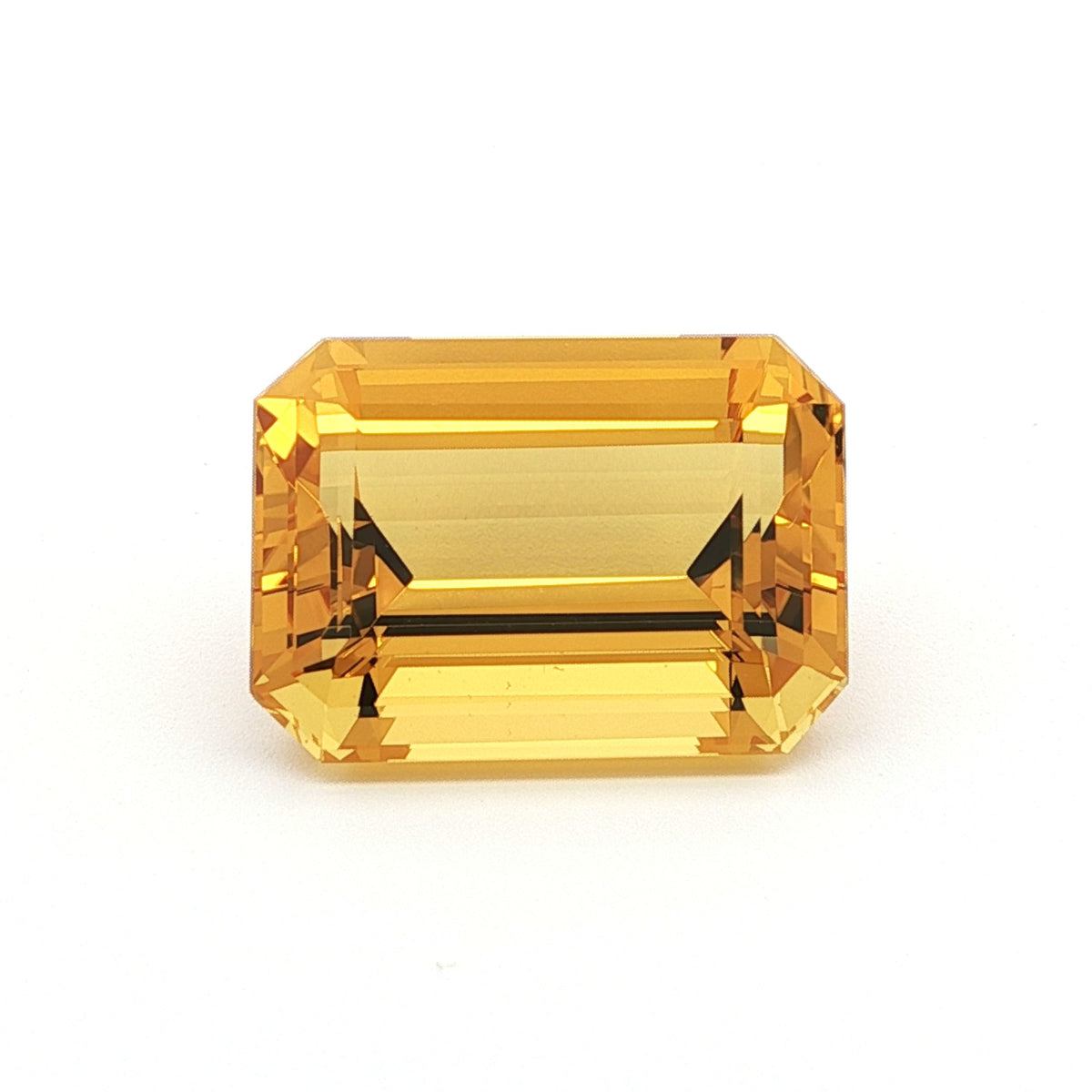 Octagonal Yellow Heliodor 15.52ct loose gemstone