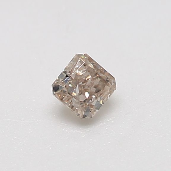 Radiant Fancy Light Pinkish Brown Natural Diamond 0.06ct loose diamond