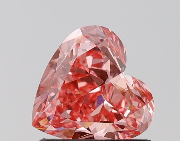 Heart Fancy Vivid Pink Lab-grown Diamond 1.54ct VS1 loose diamond