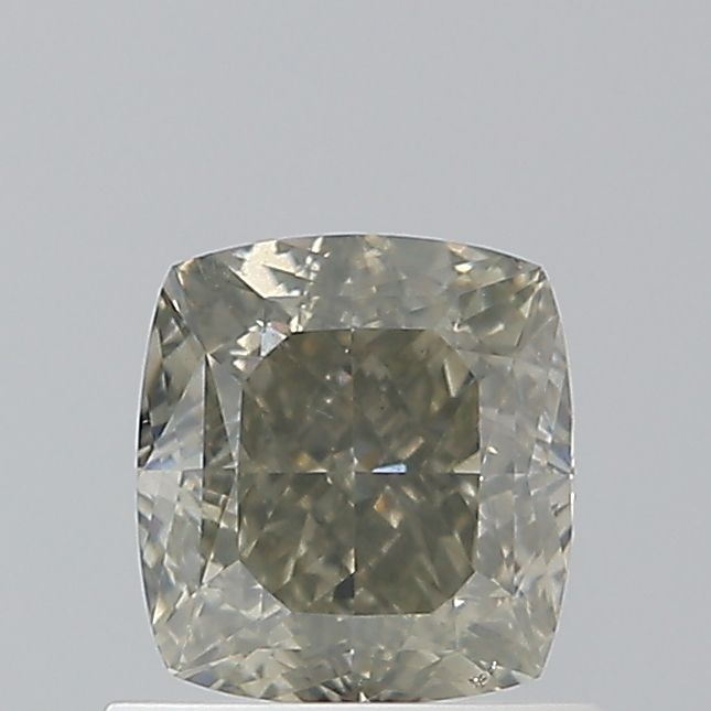 Cushion Fancy Dark Gray Natural Diamond 1.01ct SI2 loose diamond