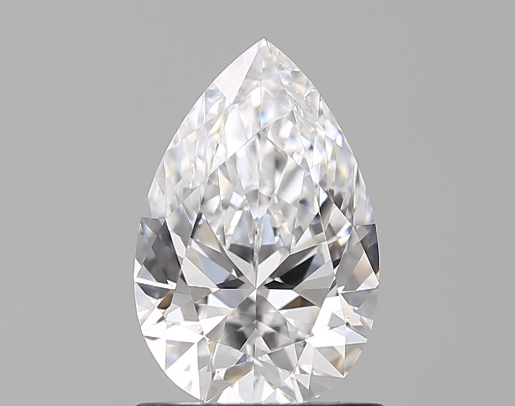 Pear Natural Diamond 1.10ct D VVS1