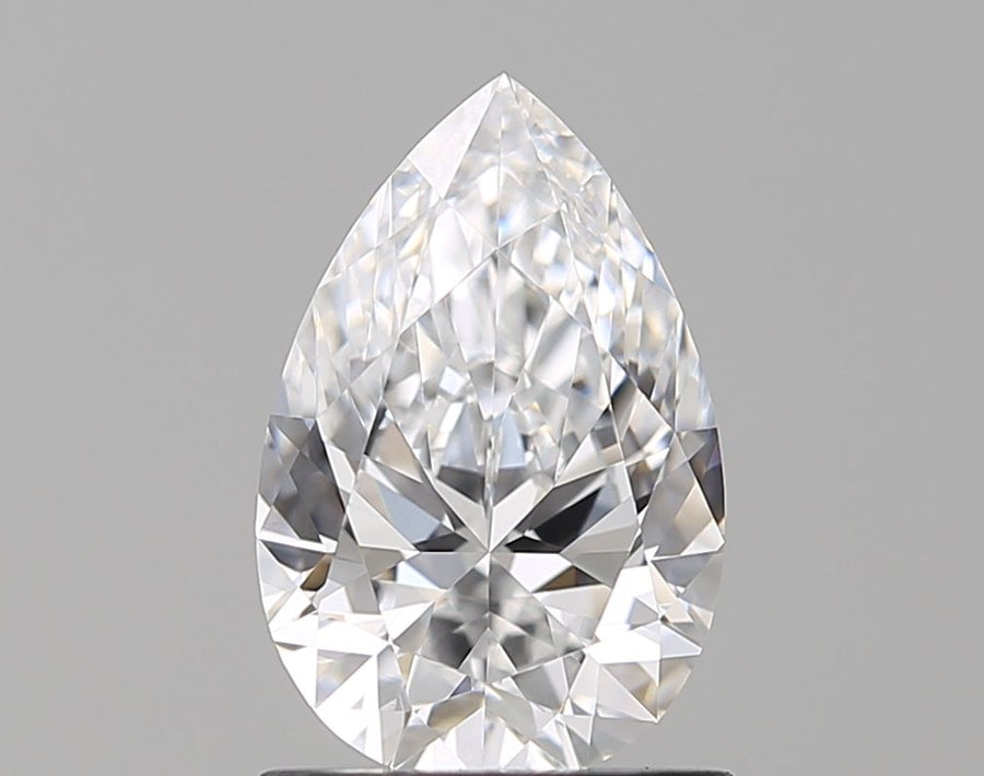 Pear Natural Diamond 1.10ct D VVS1