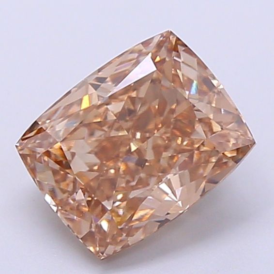 Cushion Fancy Light Brown Lab-grown Diamond 2.01ct VVS2 loose diamond
