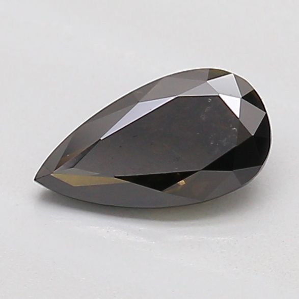 Pear Fancy Deep Black Lab-grown Diamond 0.47ct VS2 loose diamond