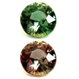 Round Green Alexandrite 0.48ct loose gemstone