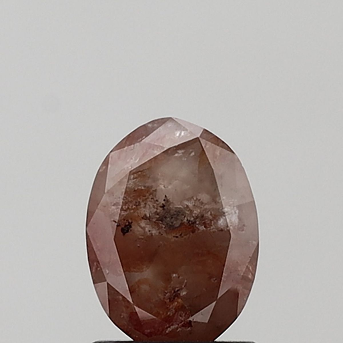 Oval Salt And Pepper Natural Diamond 1.03ct VS2 loose diamond