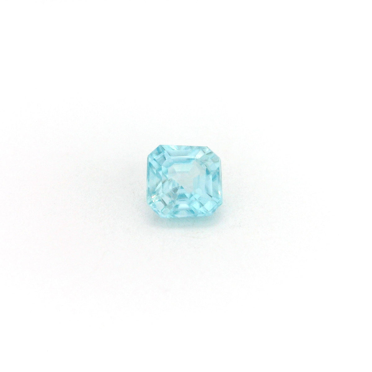 Octagonal Blue Zircon 1.05ct loose gemstone