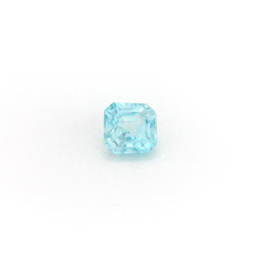 Octagonal Blue Zircon 1.05ct loose gemstone