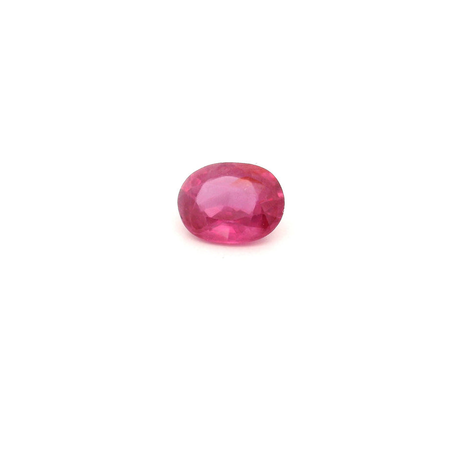 Oval Red Ruby 0.74ct loose gemstone