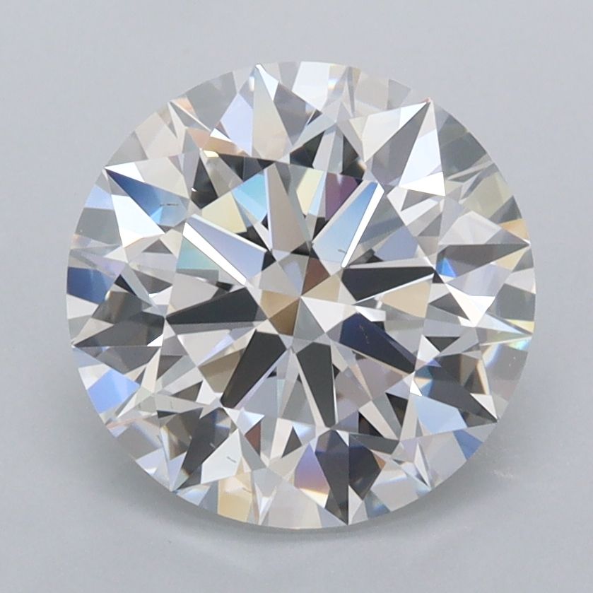 Round Lab-Grown Diamond 2.76ct D FL