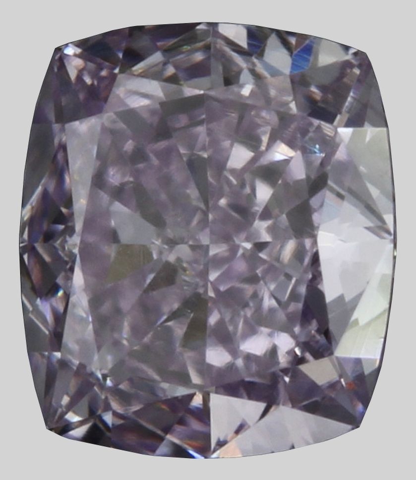 Cushion Fancy Pinkish Purple Natural Diamond 0.27ct SI1 loose diamond