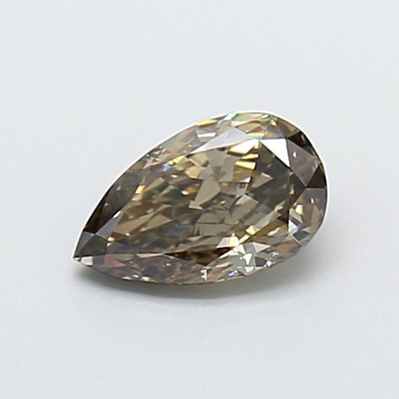 Pear Fancy Vivid Black Lab-grown Diamond 0.32ct VS1 loose diamond