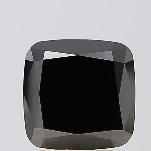 Cushion Black Lab-grown Diamond 3.01ct VVS2 loose diamond