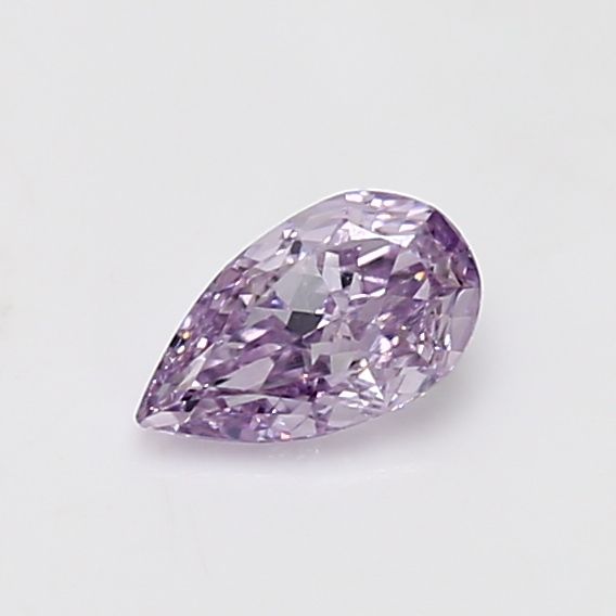 Pear Fancy Intense Pinkish Purple Natural Diamond 0.49ct SI2 loose diamond
