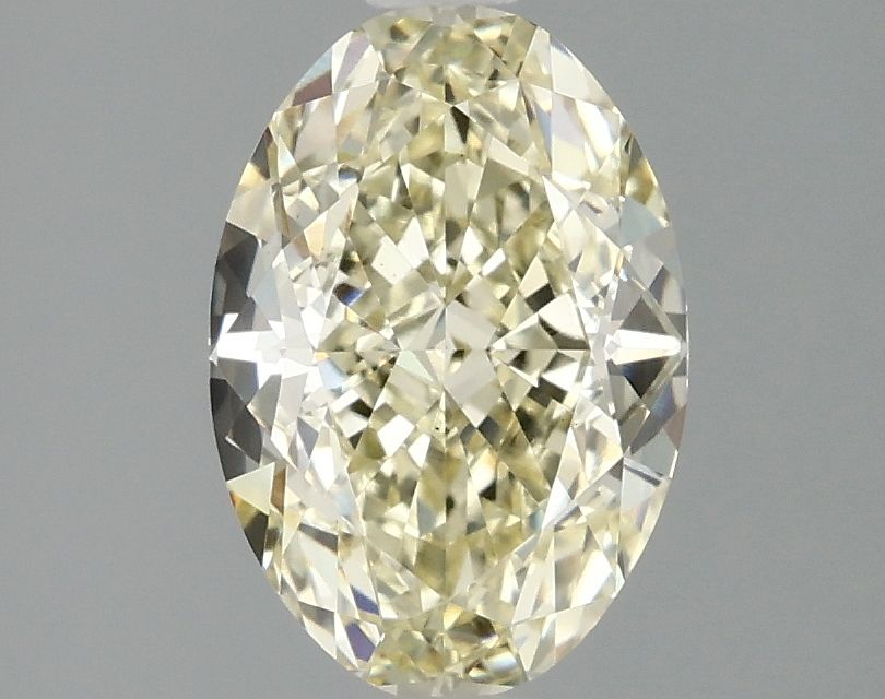 Oval Fancy Yellow Lab-grown Diamond 2.1ct VS1 loose diamond