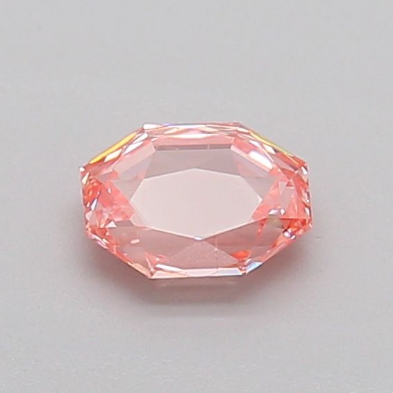 Octagonal Fancy Intense Pink Lab-grown Diamond 0.45ct SI1 loose diamond