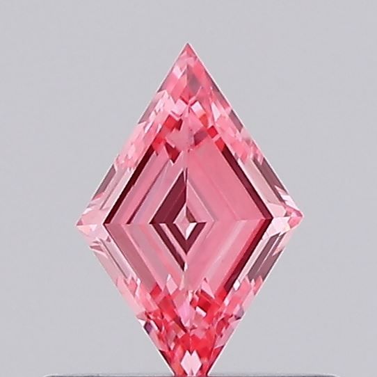 Lozenge Fancy Vivid Pink Lab-grown Diamond 0.26ct VS1 loose diamond