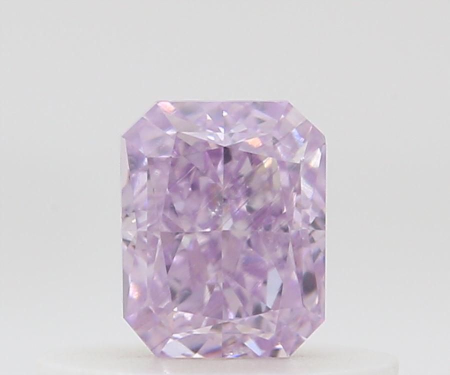 Radiant Fancy Intense Pinkish Purple Natural Diamond 0.34ct SI2 loose diamond