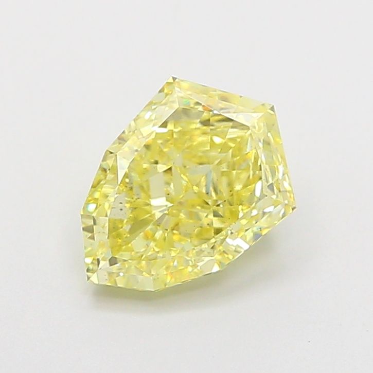 Shield Fancy Yellow Lab-grown Diamond 1.6ct VS2 loose diamond