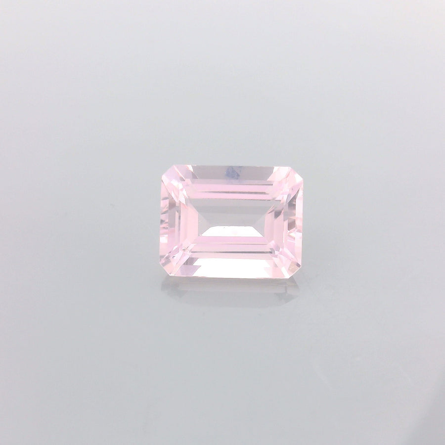 Octagonal Pink Morganite 3.24ct loose gemstone