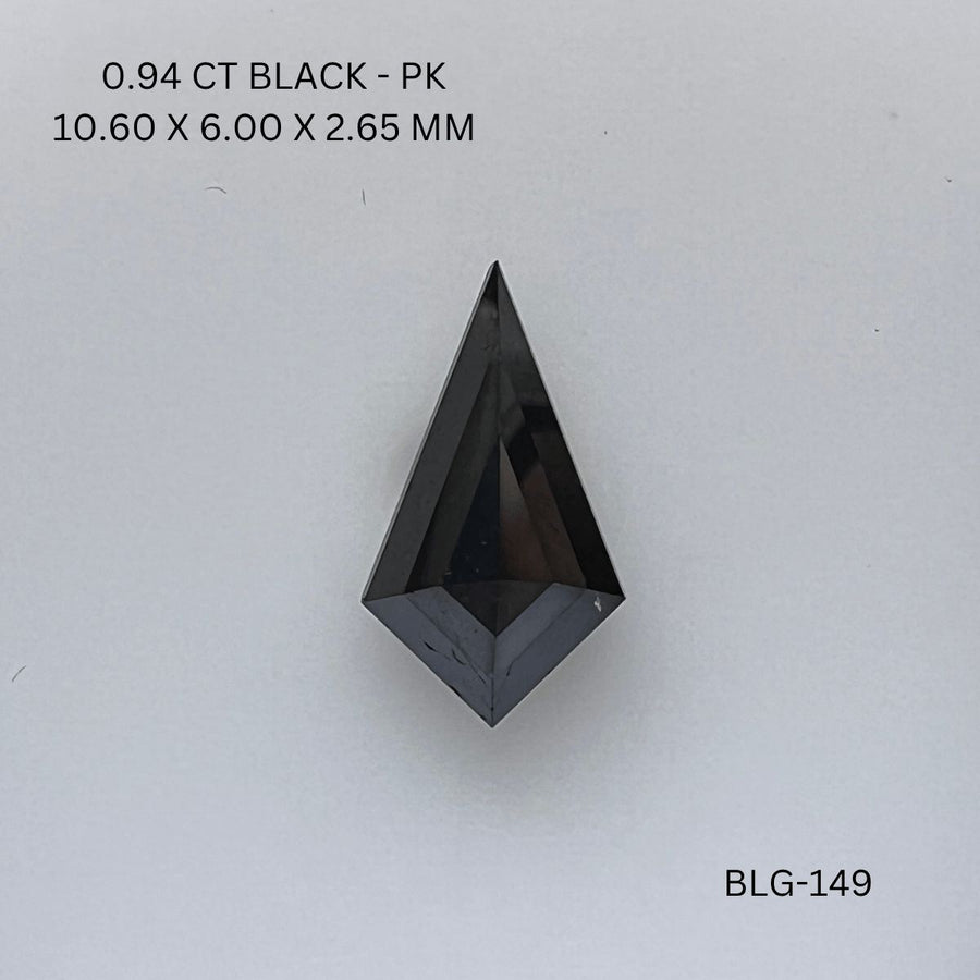 Kite Black Natural Diamond 0.94ct I1 loose diamond