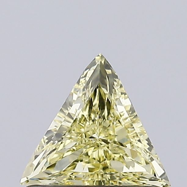 Triangular Fancy Light Yellow Lab-grown Diamond 0.46ct VS1 loose diamond