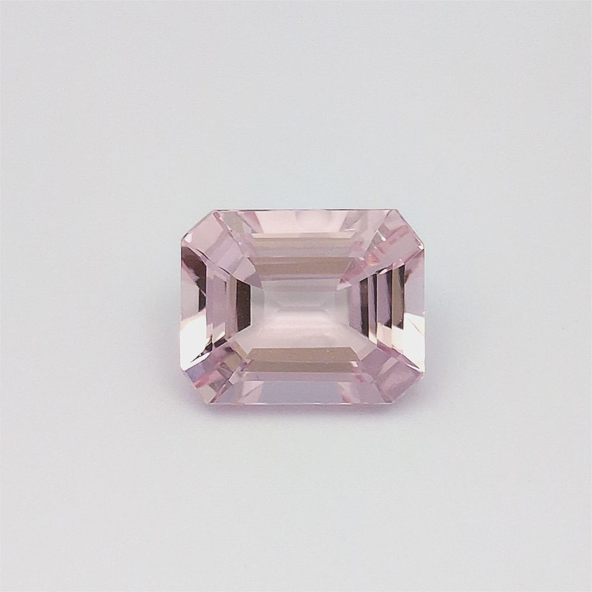 Octagonal Pink Morganite 2.98ct loose gemstone