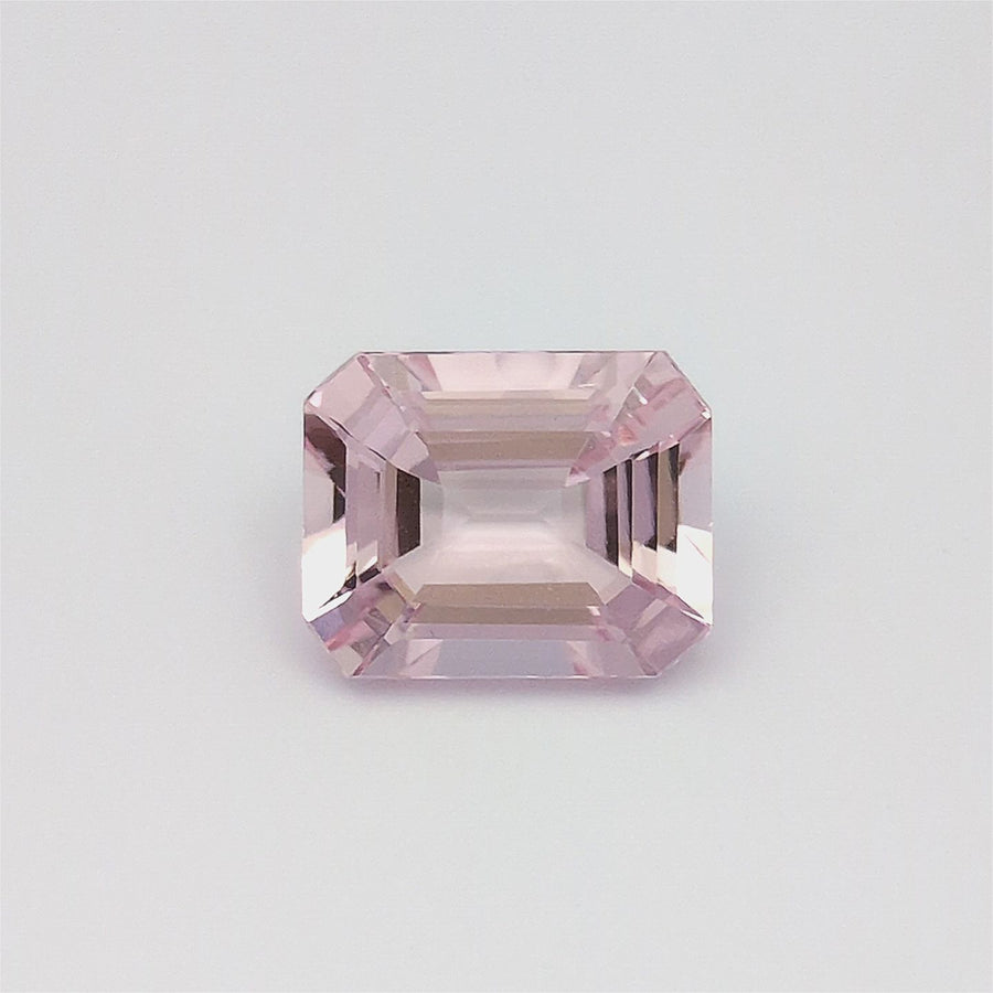 Octagonal Pink Morganite 2.98ct loose gemstone