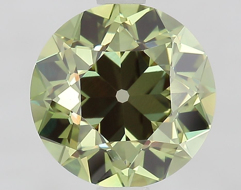 European Cut Fancy Vivid Green Lab-grown Diamond 2.01ct VS1 loose diamond