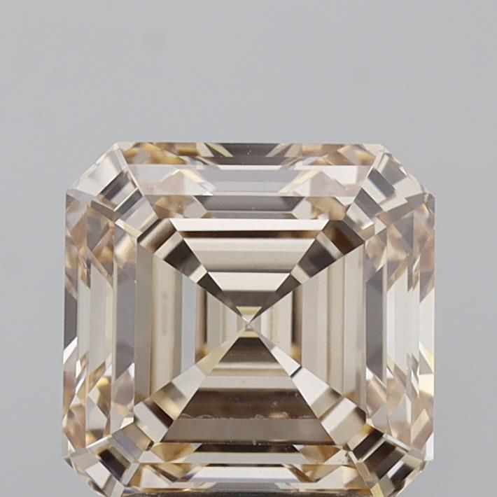 Asscher Fancy Light Brown Lab-grown Diamond 2.08ct VS1 loose diamond