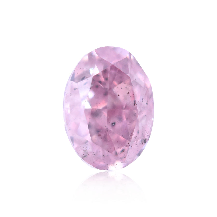 Oval Fancy Intense Purple Pink Natural Diamond 0.4ct I1 loose diamond
