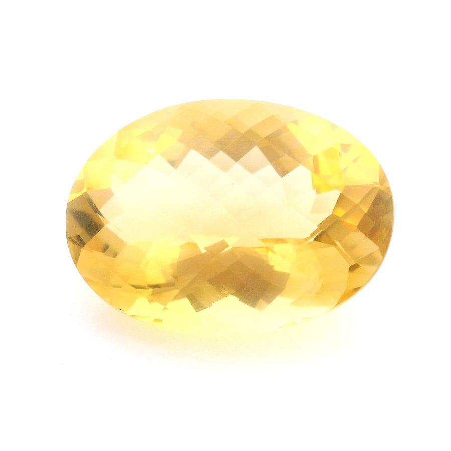 Oval Yellow Citrine 24.46ct loose gemstone