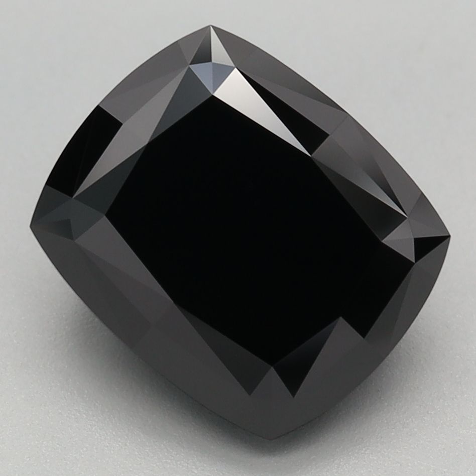 Cushion Fancy Black Lab-grown Diamond 3.13ct loose diamond